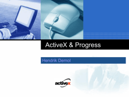 ActiveX & Progress - FTP Directory Listing