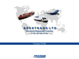 Apextrans Company Profile