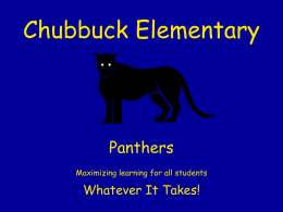 Chubbuck Elementary Power Point