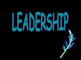 Leadership [ PPS – 66 KB ]