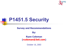 P1451dot5_Security - IEEE-SA