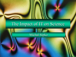 The Impact of IT on Science