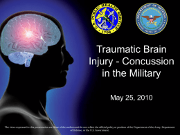 Mild Traumatic brain injury