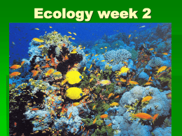 Ecology week 2 - biologyclass.net