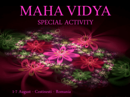 Dasa Maha Vidya - Centro Yoga Atman