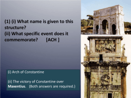 Constantines Arch Quiz