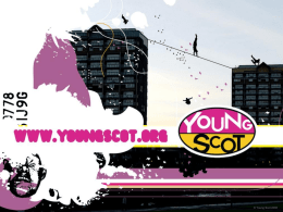 Young Scot Presentation - The Scottish Government