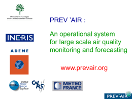 PREVAIR - an operational air quality forecasting system