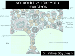 Nötrofili ve Lökemoid Reaksiyon