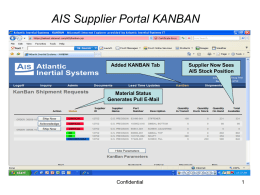 Portal Kanban Guide - Atlantic Inertial Systems