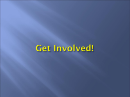 Get Involved! - Monson Public Schools