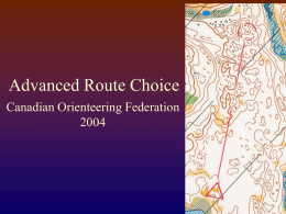 Advanced Route Choice - What is Orienteering?