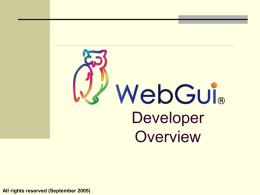 Visual WebGui