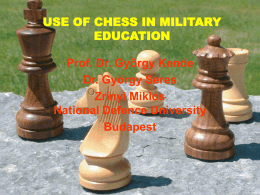 chess as a martial game and as a means of skills
