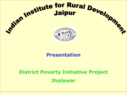 A) Indian Institute for Rural Development (Jhalawar)
