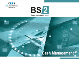 Cash Management .iQ - Sigma Hellas Technology