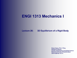Lecture 26 - Faculty of Engineering and Applied Science
