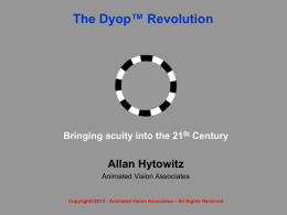 The Dyop™ Revolution