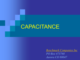 Capacitance - benchmark