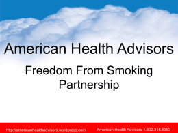 Freedom From Smoking PowerPoint