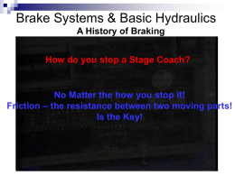 Braking Systems Power Point
