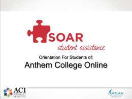And more! - SOAR Student Assistance