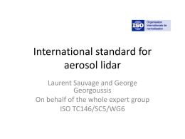 Diapositive 1 - UMBC Atmospheric Lidar Group