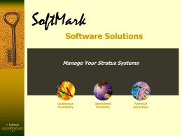 Overview - SoftMark, Inc.