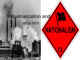 Industrialization and .