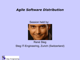 Agile Software Distribution - Steg IT