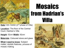 Hadrian`s Villa Mosaics Show