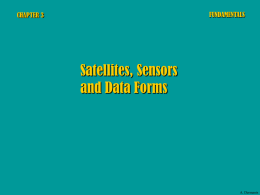 remote sensing satellites and sensors
