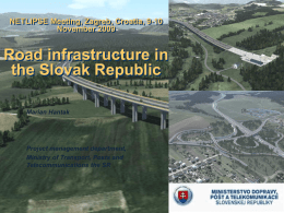 Diaľnice a rýchlostné cesty v Slovenskej republike