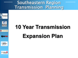 Summit Presentation – Part 4 - Southeastern Regional Transmission