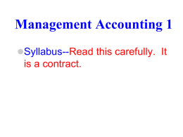 IMA Code of Ethics for Management Accountants