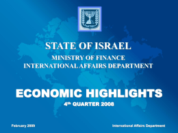 Economic Highlights - Ministry of Finance