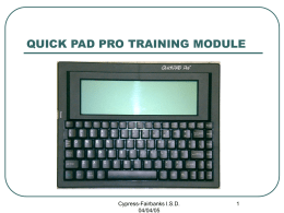 Quick Pad Pro Word Processor