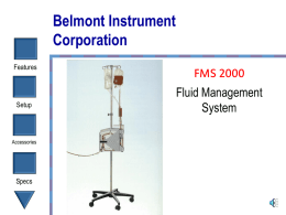 Belmont Rapid Infuser - setup and use