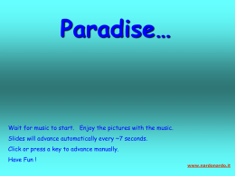 Paradise…
