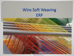 Weaving ERP