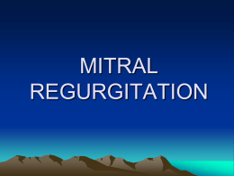 MITRAL REGURGITATION - Al
