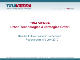 TINA VIENNA Urban Technologies & Strategies GmbH