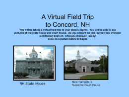 A Virtual Field Trip to Concord, NH