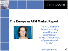 The European ATM Market Report