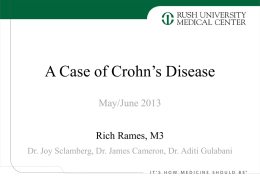 Crohn`s Disease: fistula