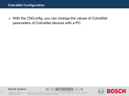 Cobranet Configuration
