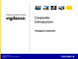 YIN Introduction - Yokogawa Indonesia Intranet