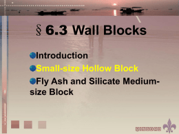 6.3.2 Small-size Hollow Block