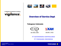 Service Department Overview and Capabilities