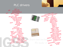 PLC drivers !